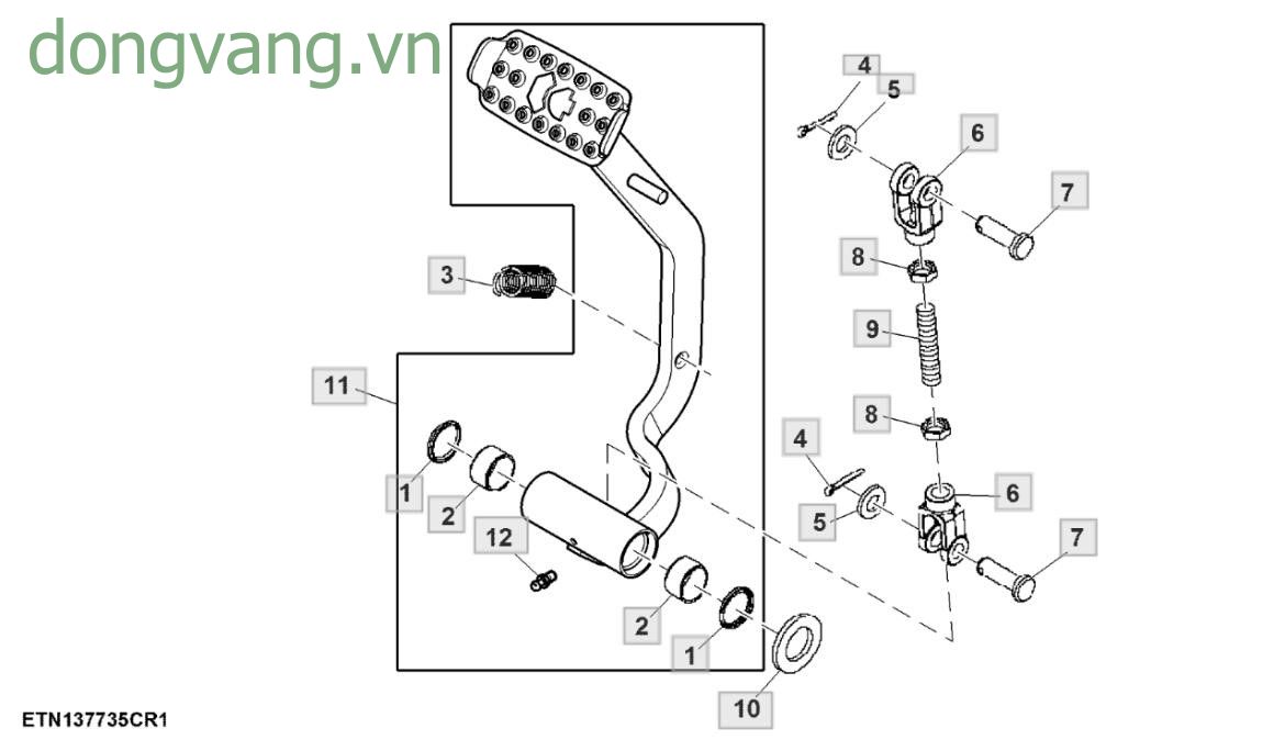 Control Clutch Pedal (020920 - ) - ST856285